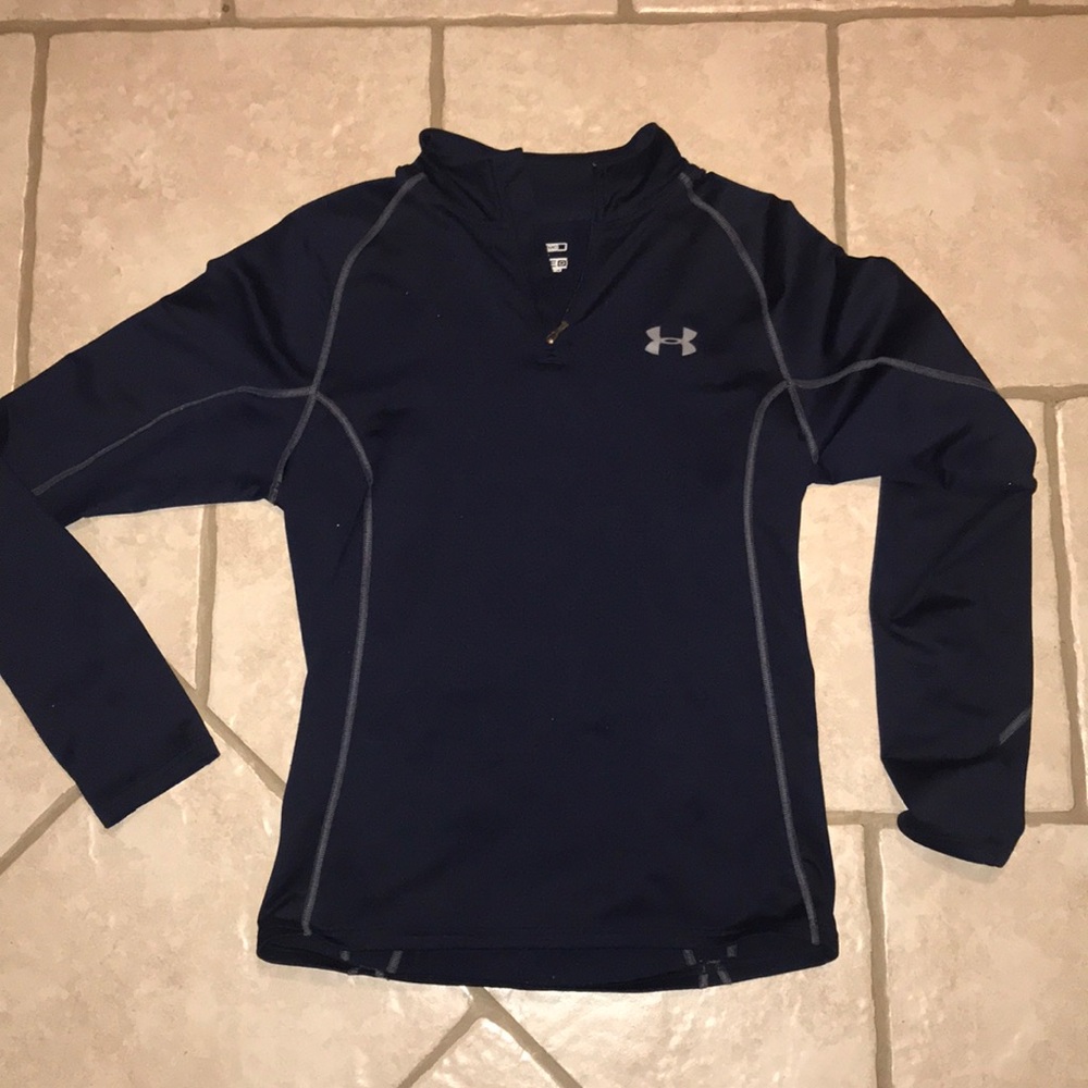 UA cold gear fitted 1/4 zip pullover